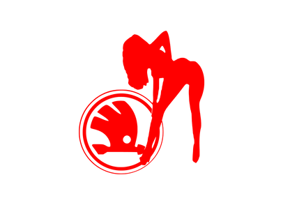 Sticker - SKODA GIRL