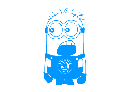 Sticker - MINION SKODA