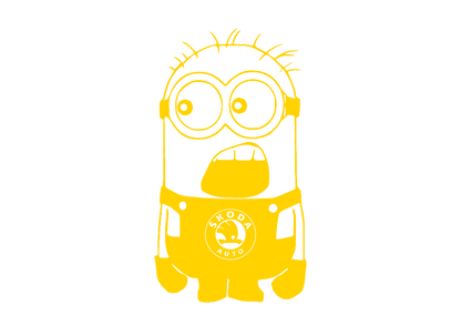 Sticker - MINION SKODA