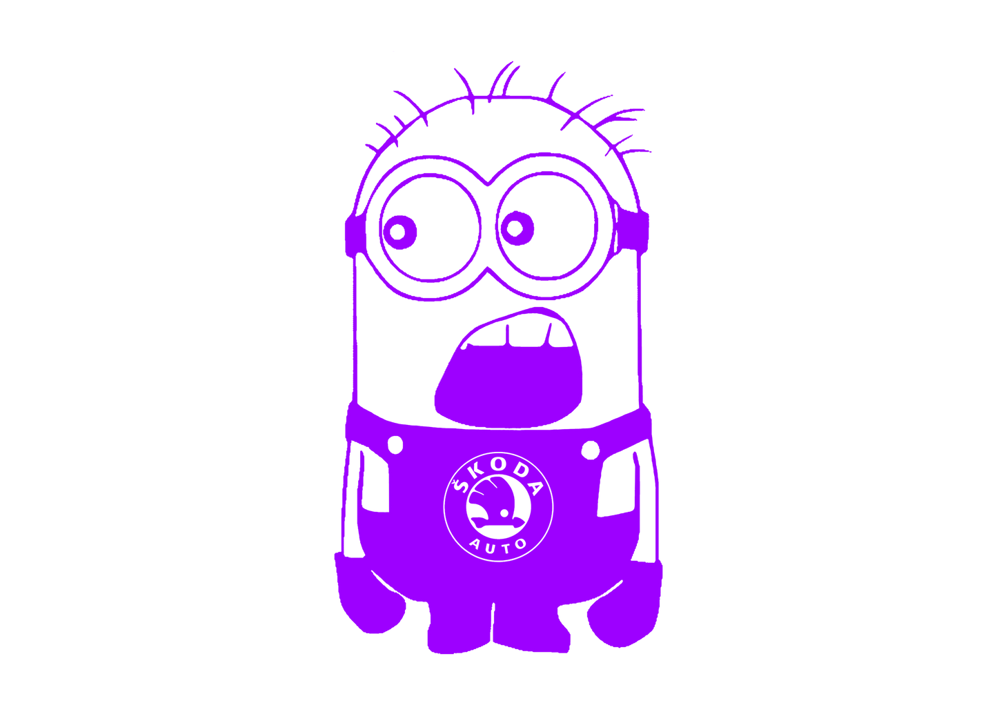 Sticker - MINION SKODA