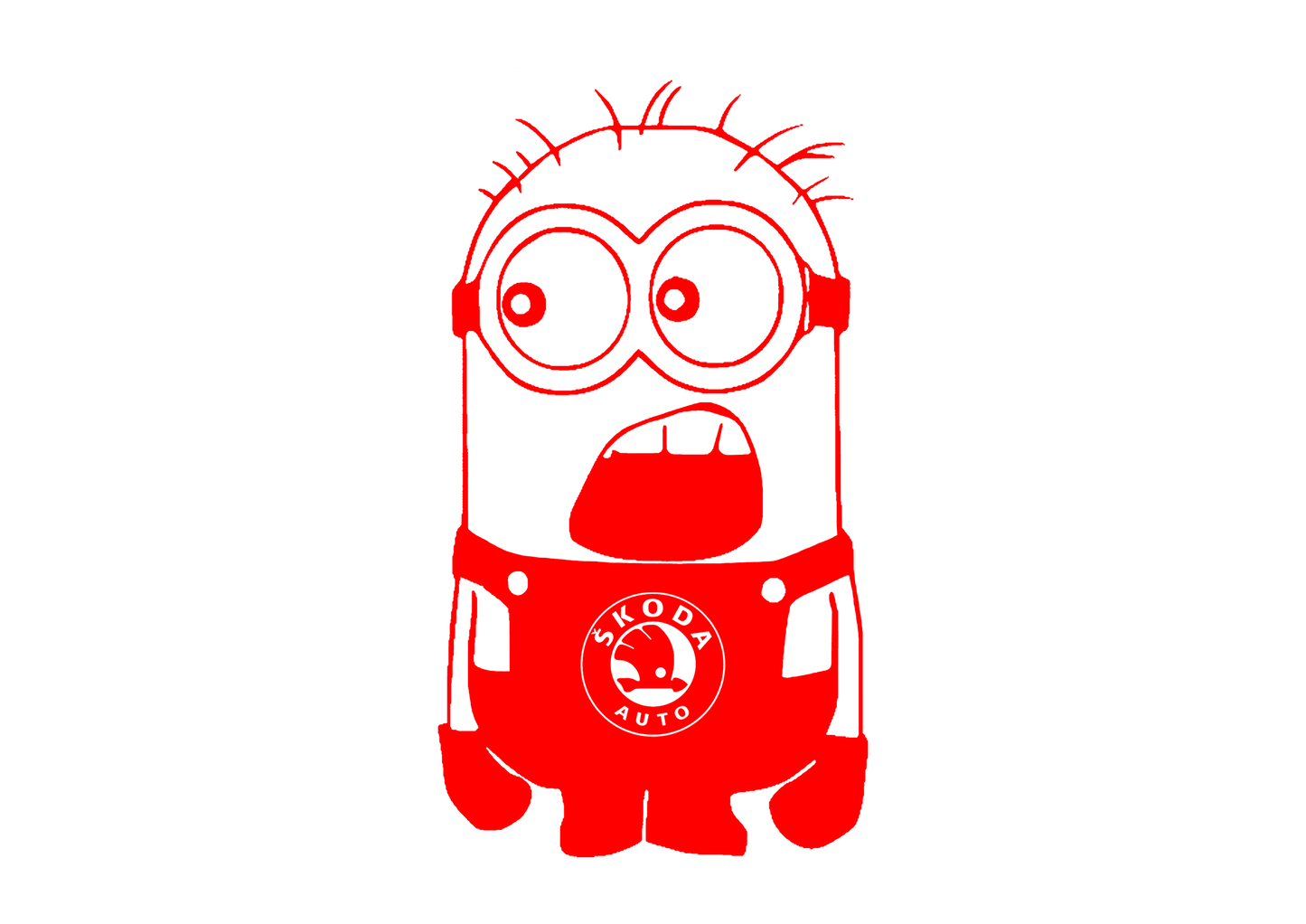 Sticker - MINION SKODA