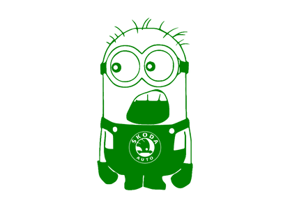 Sticker - MINION SKODA