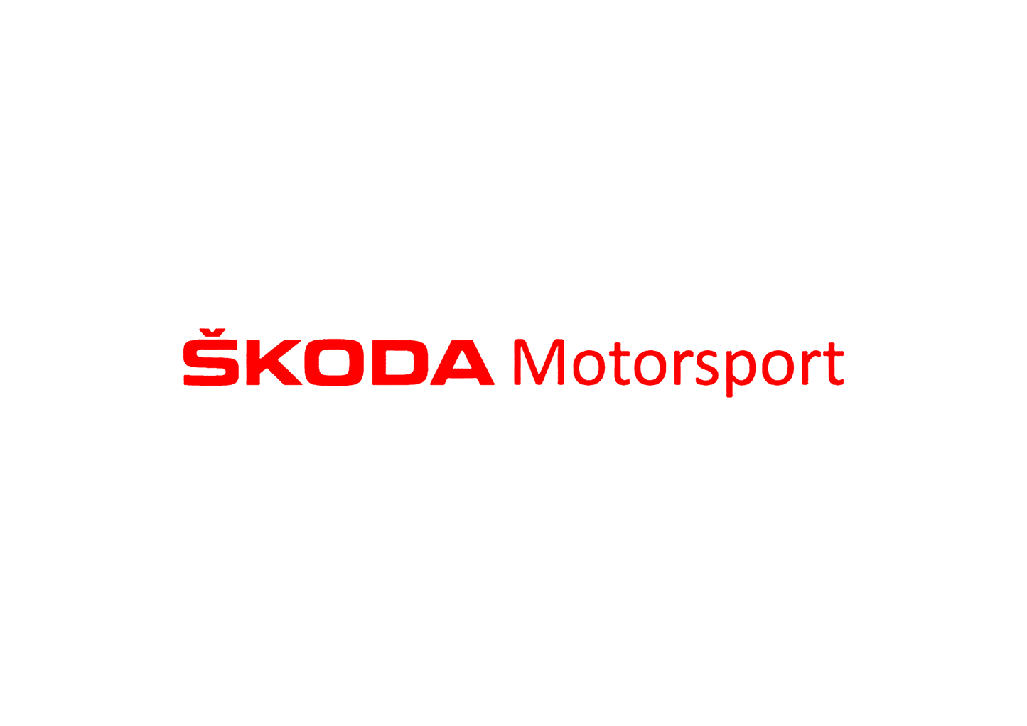 Sticker - SKODA MOTORSPORT