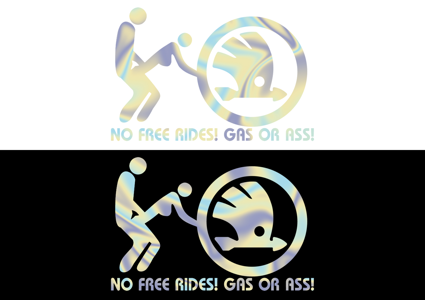 Sticker - SKODA NO FREE RIDES