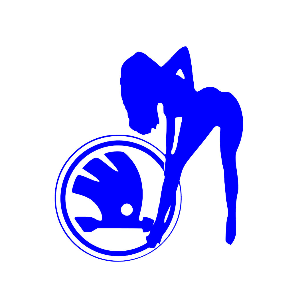 Sticker - SKODA GIRL