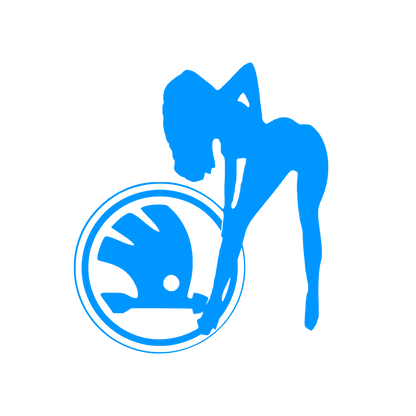 Sticker - SKODA GIRL