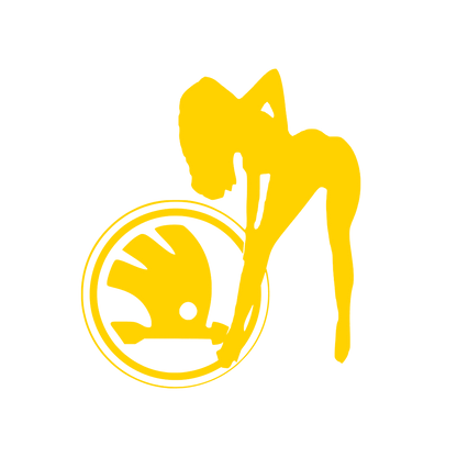Sticker - SKODA GIRL