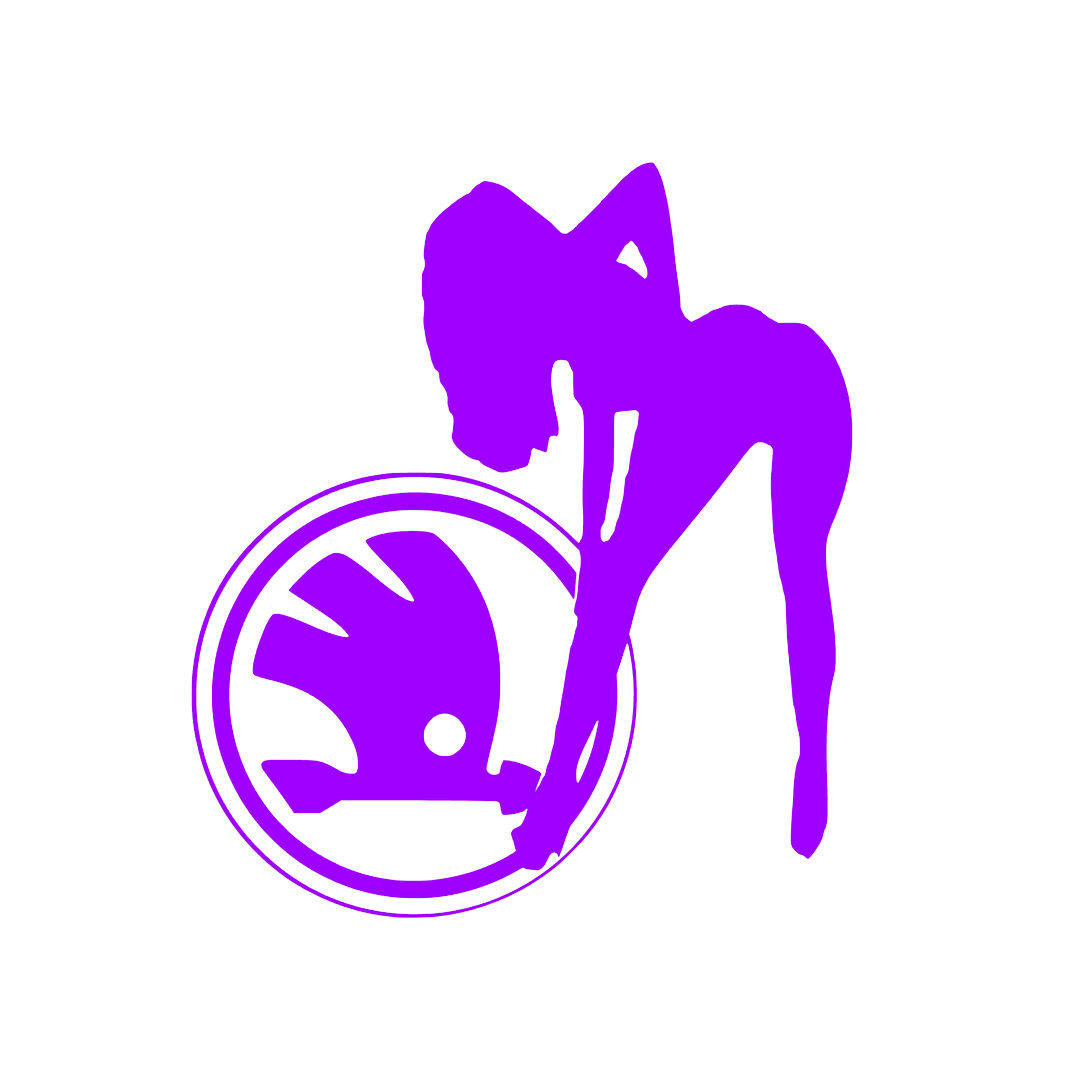 Sticker - SKODA GIRL