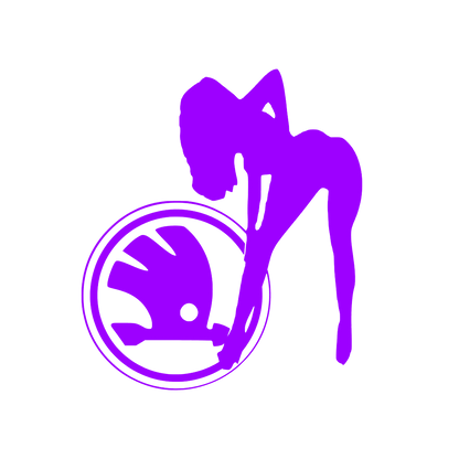 Sticker - SKODA GIRL