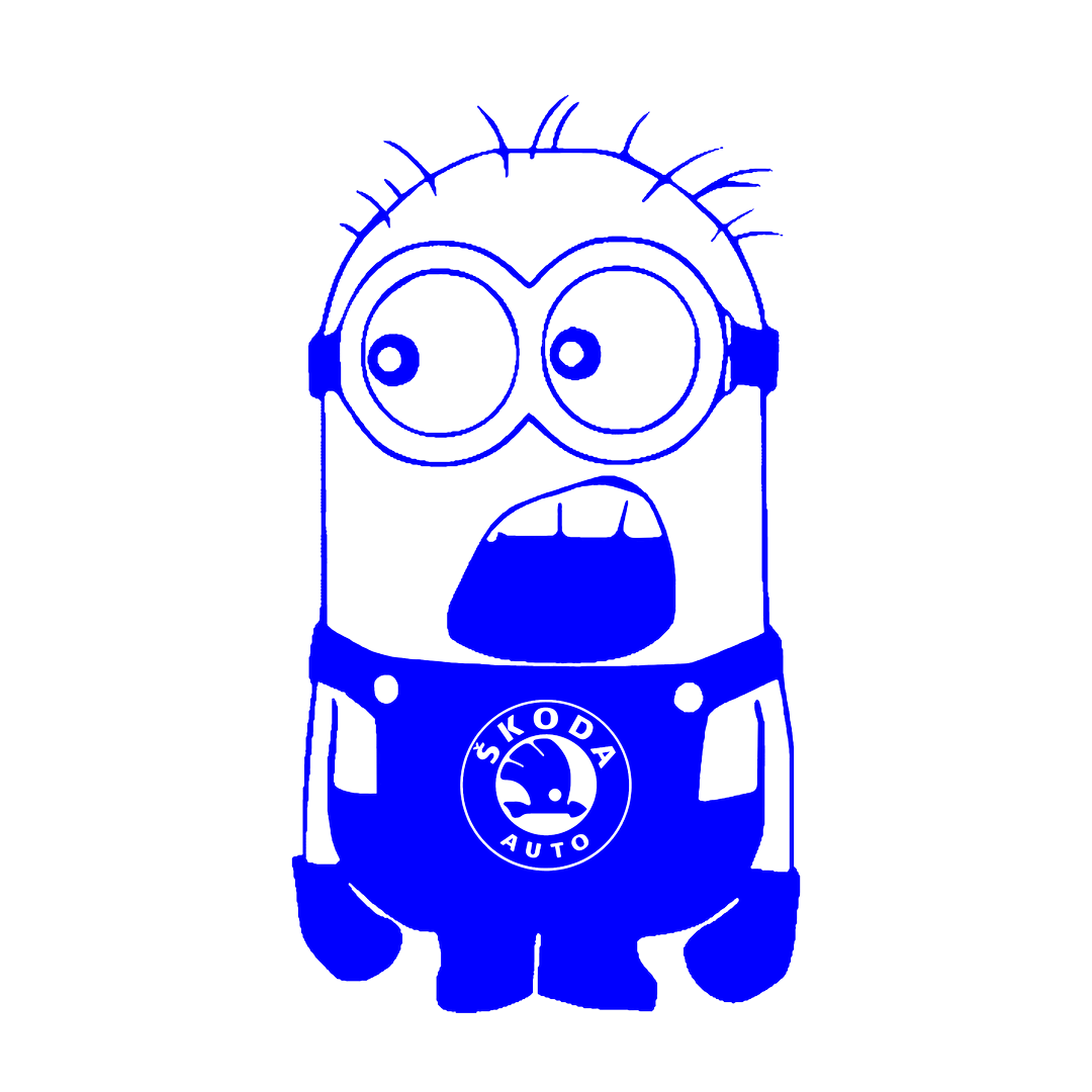 Sticker - MINION SKODA