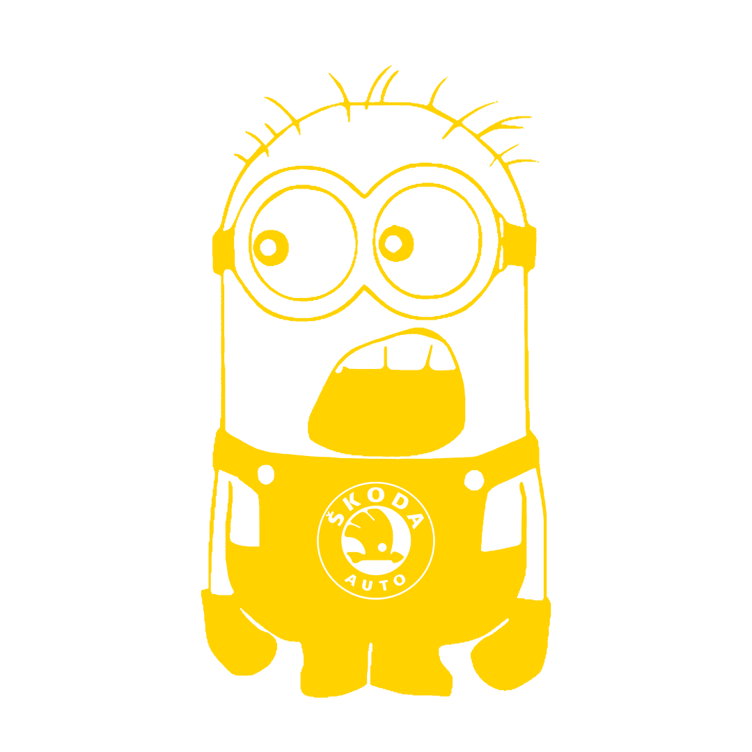 Sticker - MINION SKODA