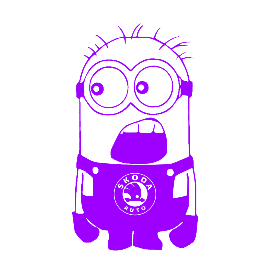 Sticker - MINION SKODA