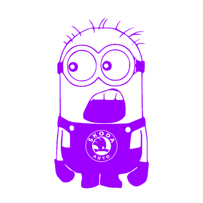 Sticker - MINION SKODA