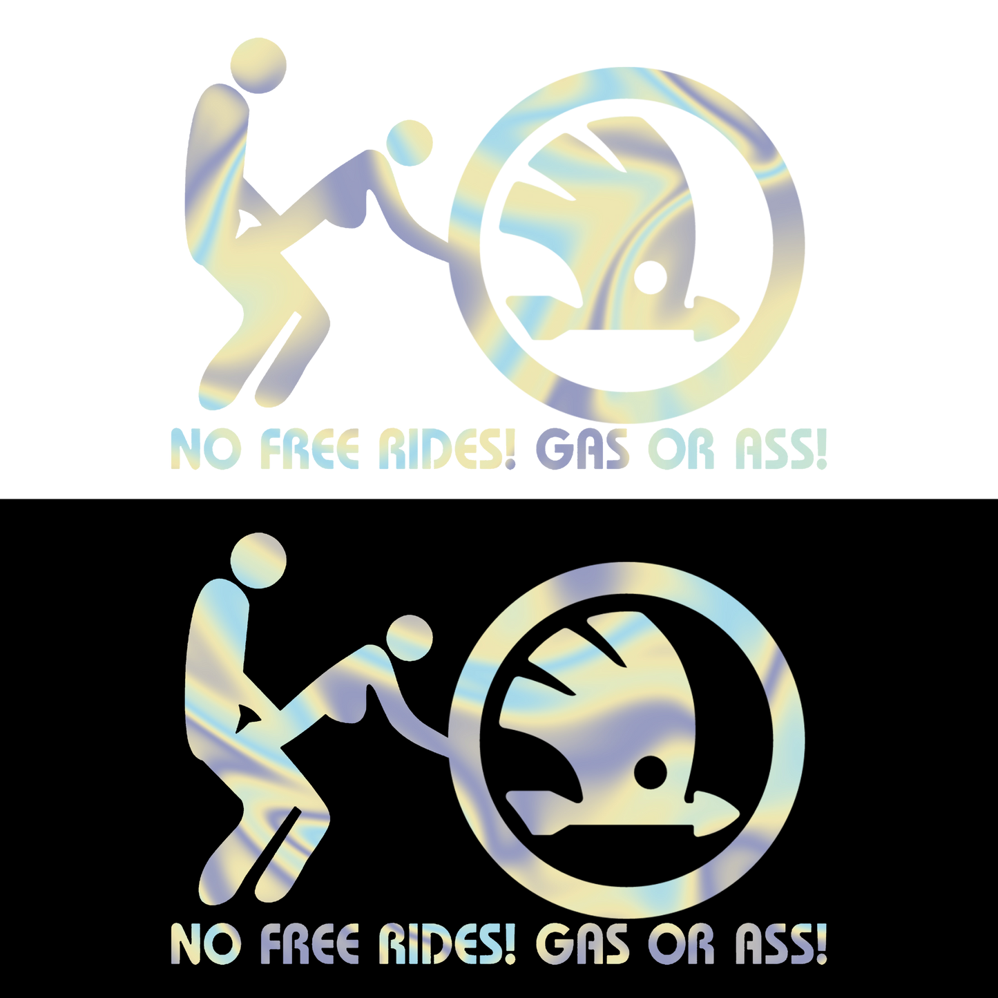 Sticker - SKODA NO FREE RIDES