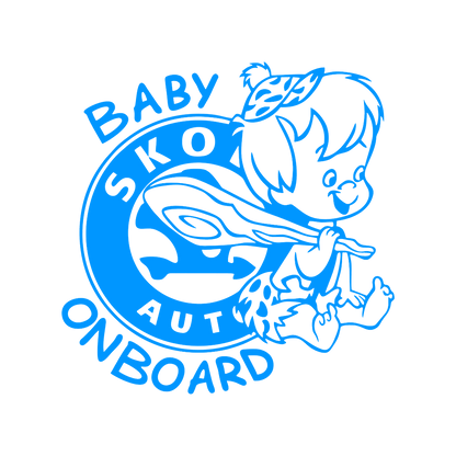 Sticker - SKODA BABY ON BOARD 2