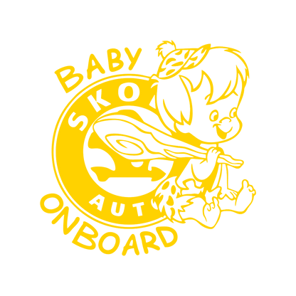 Sticker - SKODA BABY ON BOARD 2