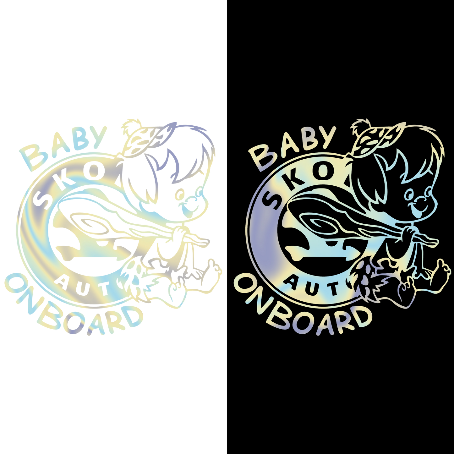 Sticker - SKODA BABY ON BOARD 2