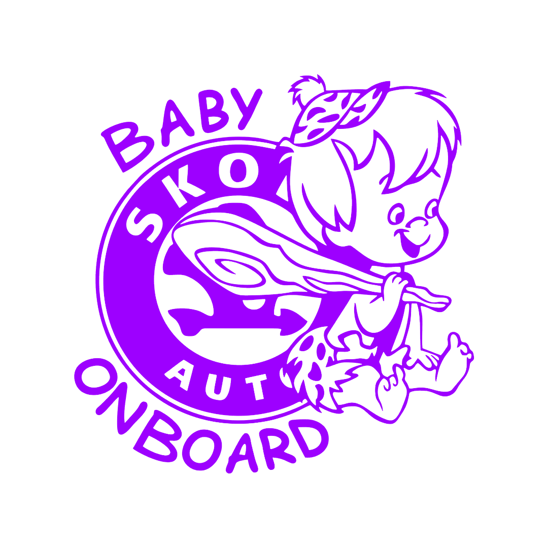 Sticker - SKODA BABY ON BOARD 2