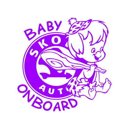 Sticker - SKODA BABY ON BOARD 2