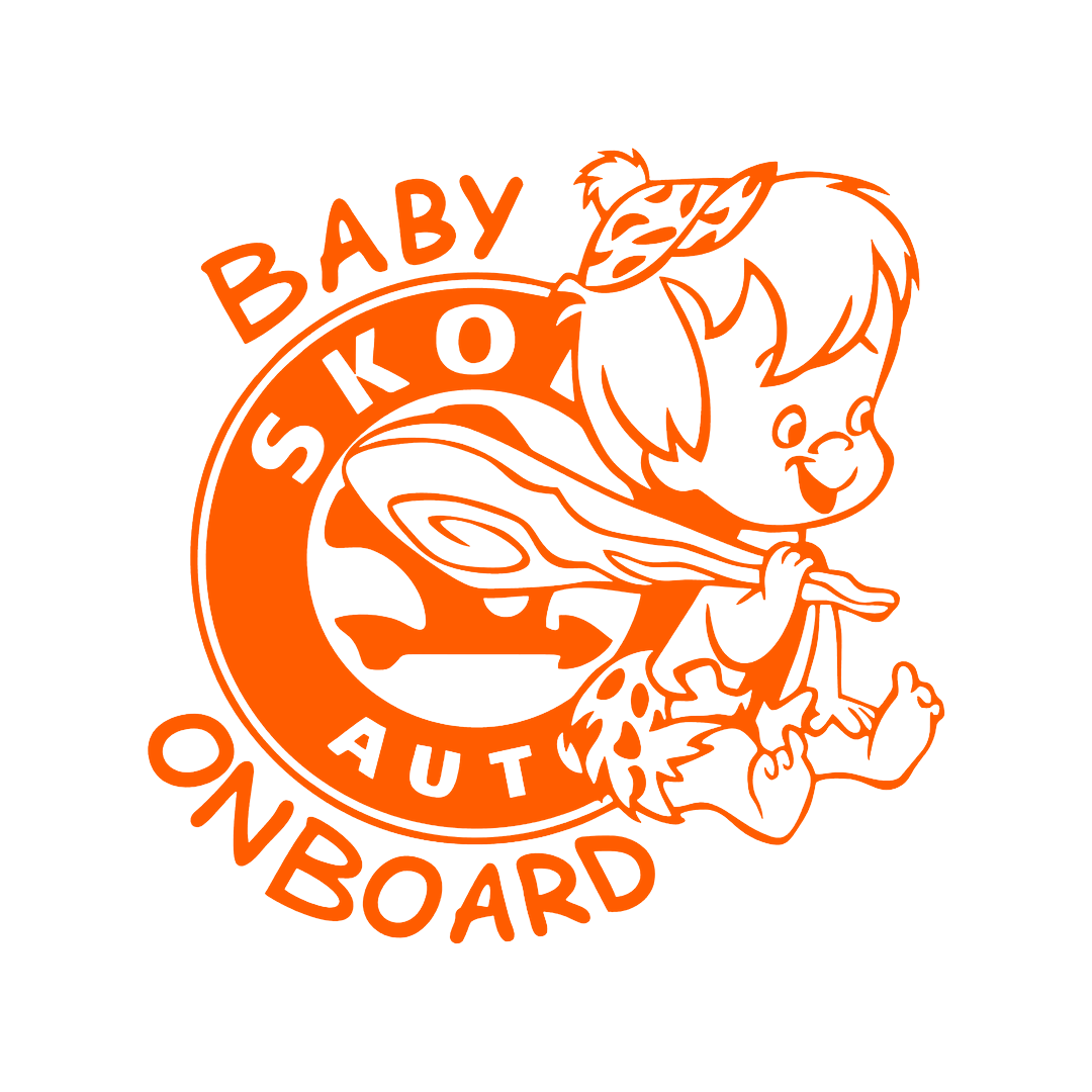 Sticker - SKODA BABY ON BOARD 2
