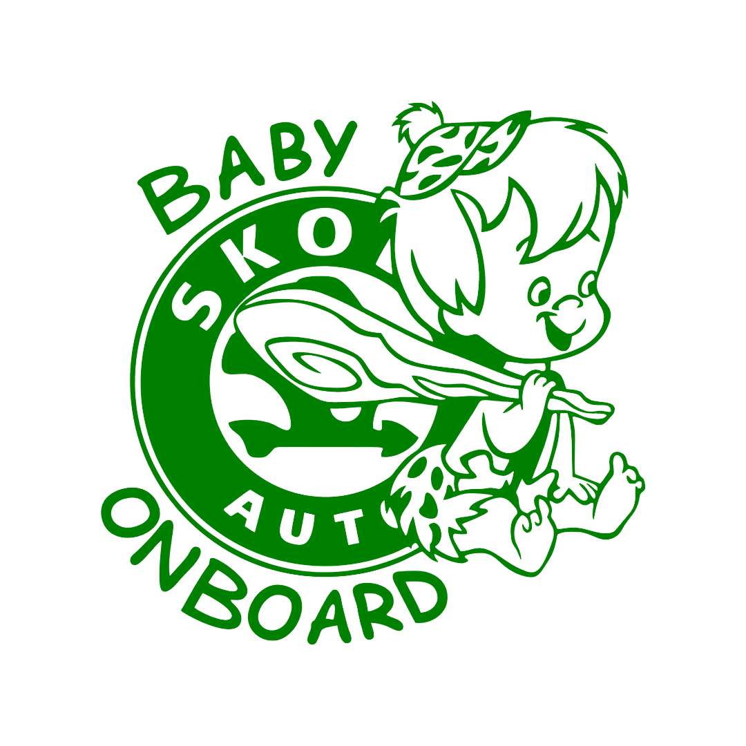 Sticker - SKODA BABY ON BOARD 2