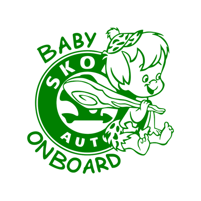 Sticker - SKODA BABY ON BOARD 2