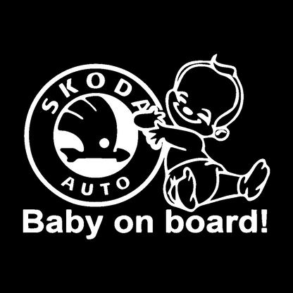 Sticker - SKODA BABY ON BOARD