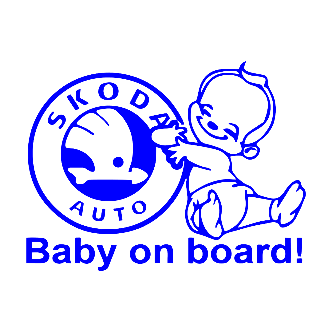 Sticker - SKODA BABY ON BOARD