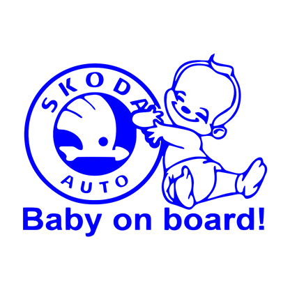Sticker - SKODA BABY ON BOARD