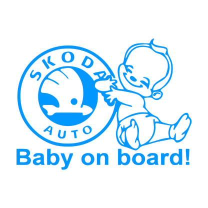 Sticker - SKODA BABY ON BOARD