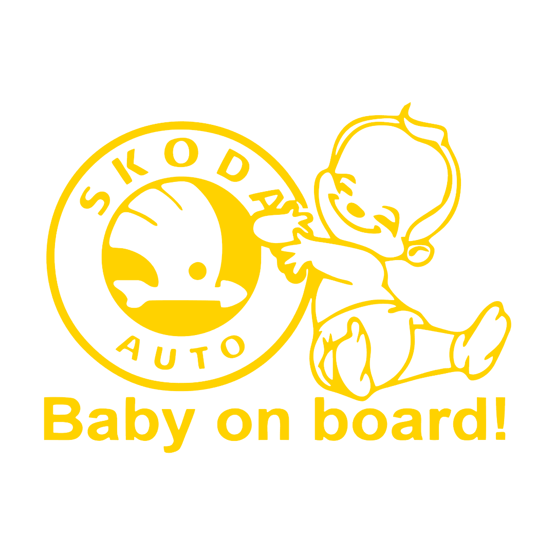 Sticker - SKODA BABY ON BOARD