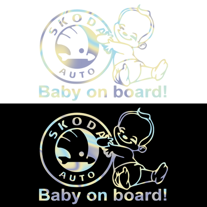 Sticker - SKODA BABY ON BOARD