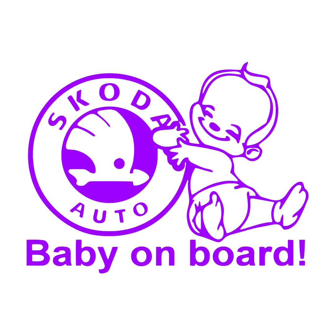 Sticker - SKODA BABY ON BOARD
