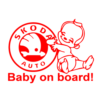 Sticker - SKODA BABY ON BOARD