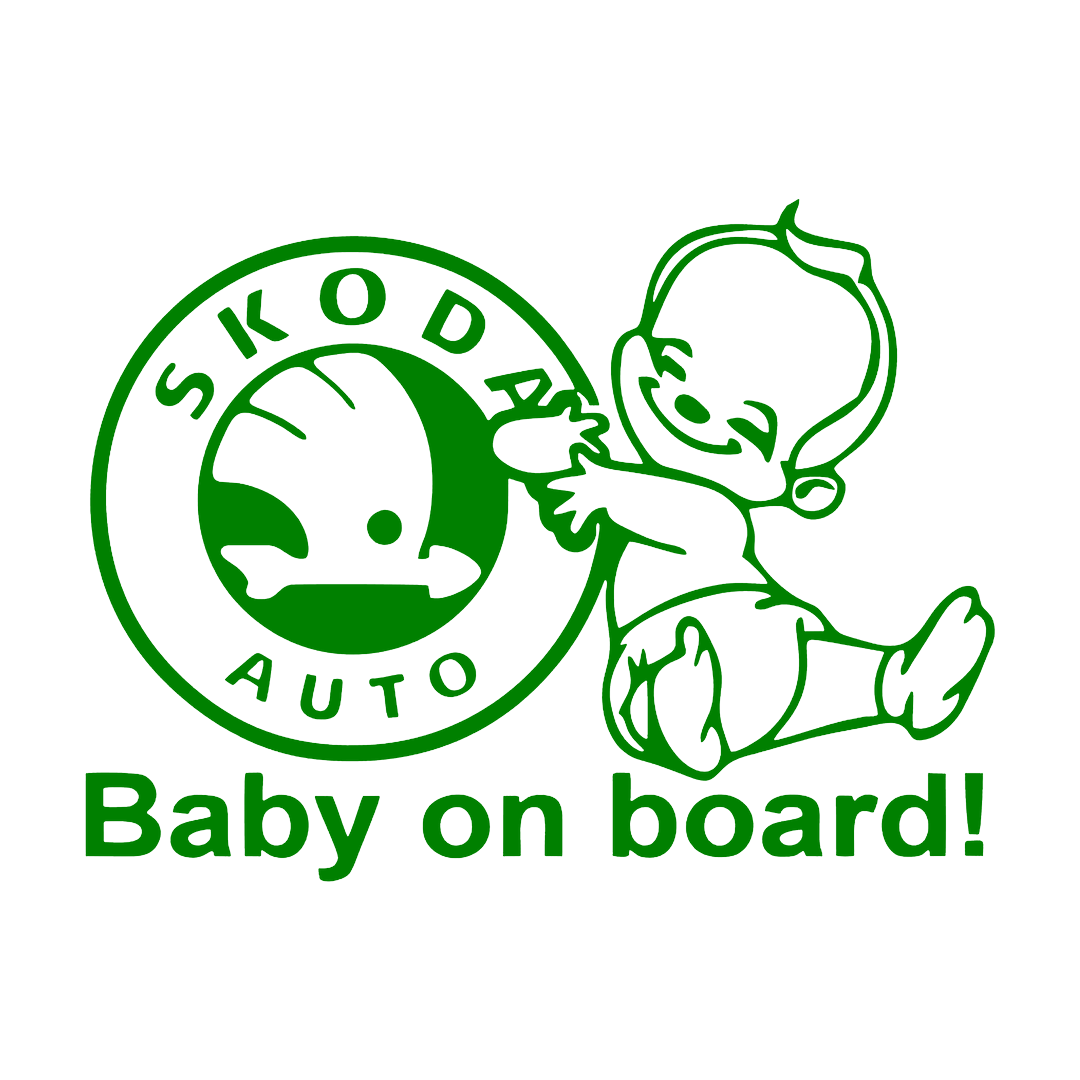 Sticker - SKODA BABY ON BOARD