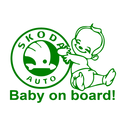 Sticker - SKODA BABY ON BOARD