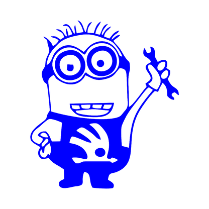 Sticker - SKODA MINION MECANIC