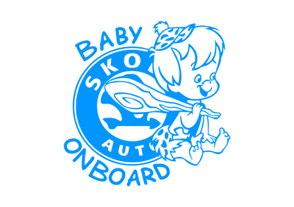 Sticker - SKODA BABY ON BOARD 2