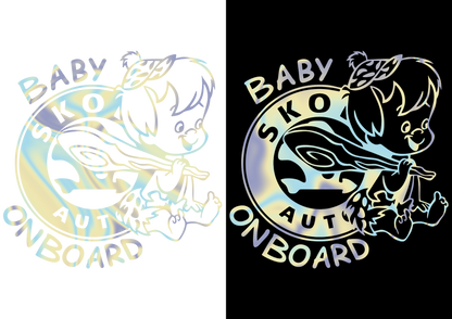 Sticker - SKODA BABY ON BOARD 2