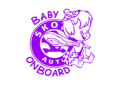 Sticker - SKODA BABY ON BOARD 2