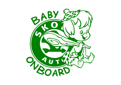 Sticker - SKODA BABY ON BOARD 2