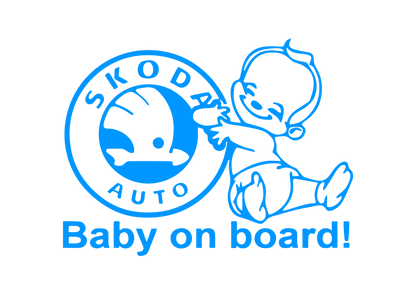 Sticker - SKODA BABY ON BOARD