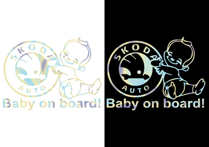 Sticker - SKODA BABY ON BOARD