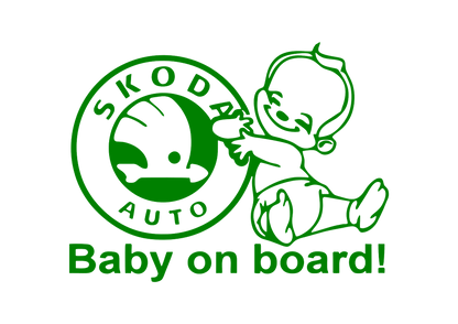 Sticker - SKODA BABY ON BOARD