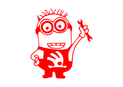 Sticker - SKODA MINION MECANIC