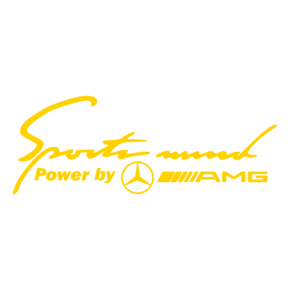 Sticker - SPORTS MIND AMG