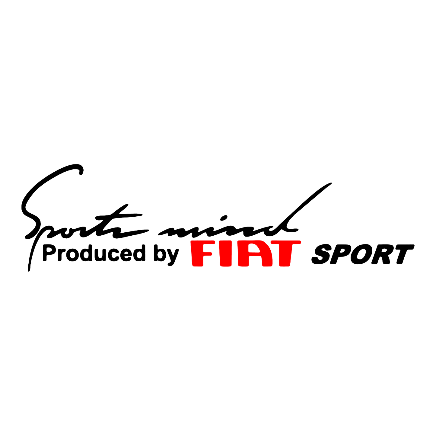 Sticker - SPORTS MIND FIAT SPORT