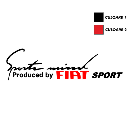 Sticker - SPORTS MIND FIAT SPORT