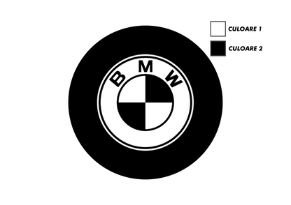 Set x5 Stickere Capace Jante - BMW