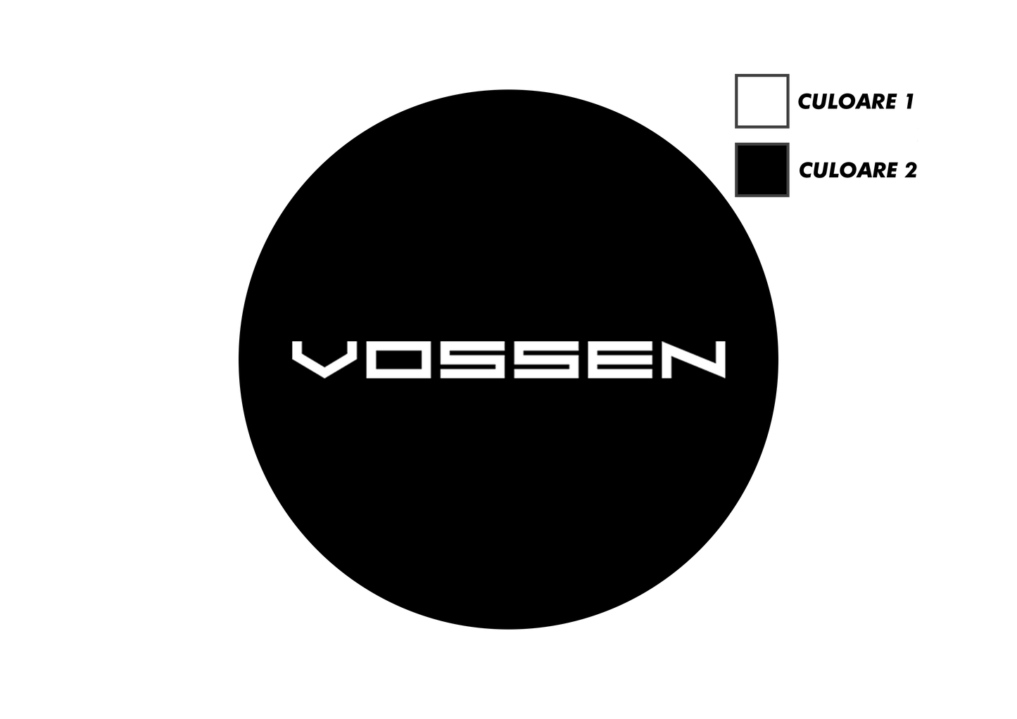 Set x5 Stickere Capace Jante - VOSSEN 1